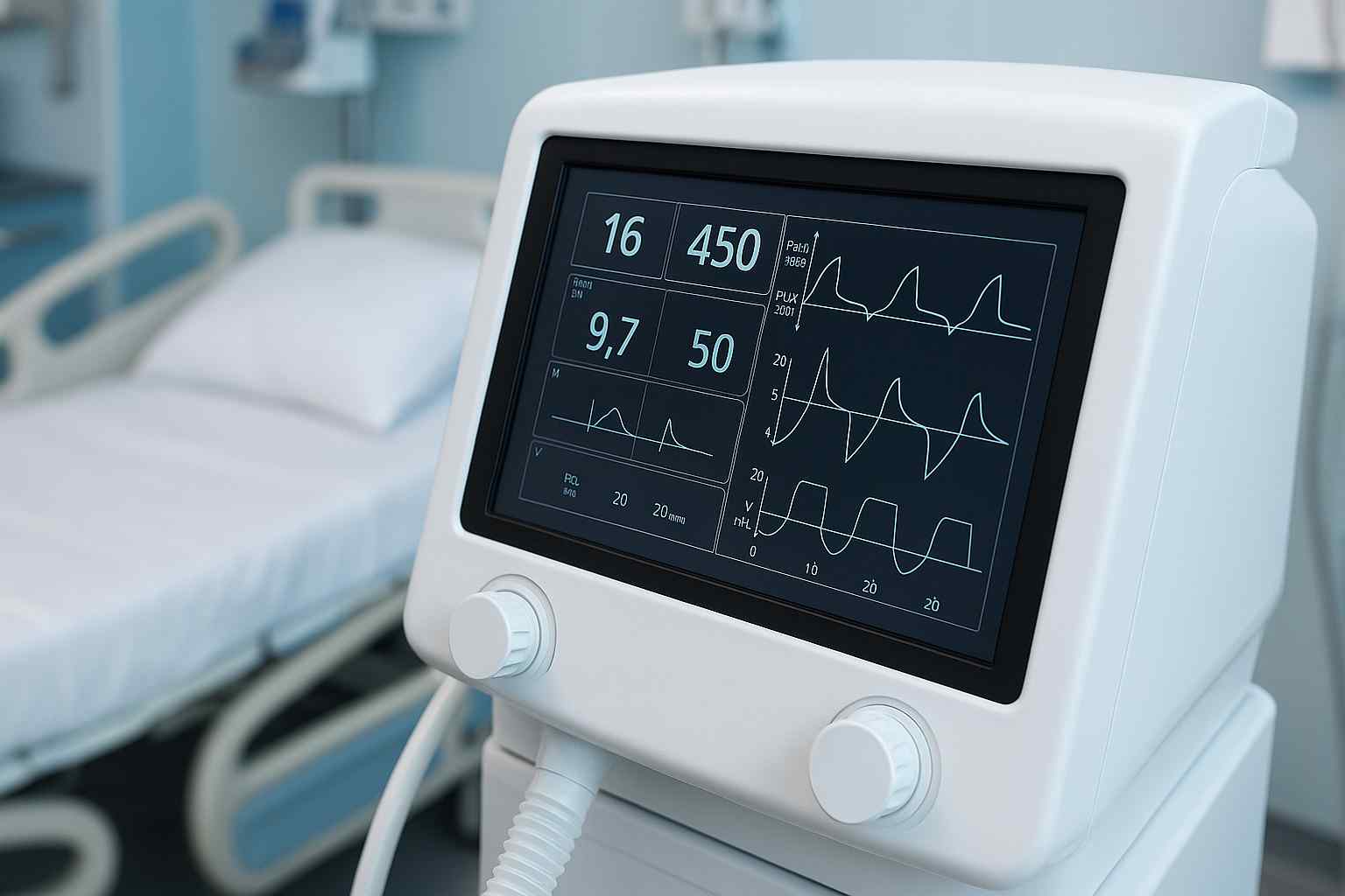 呼吸機(jī)場景的LCD液晶顯示屏規(guī)格參數(shù)方案