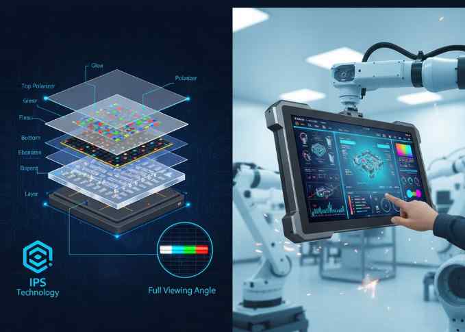 TFT-LCDIPS液晶屏面板結構解析：從像素原理到工業應用場景
