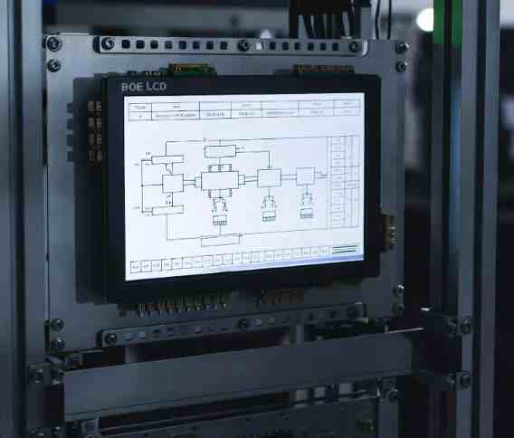 LCD京東方工業液晶屏在工控機上的集成方案