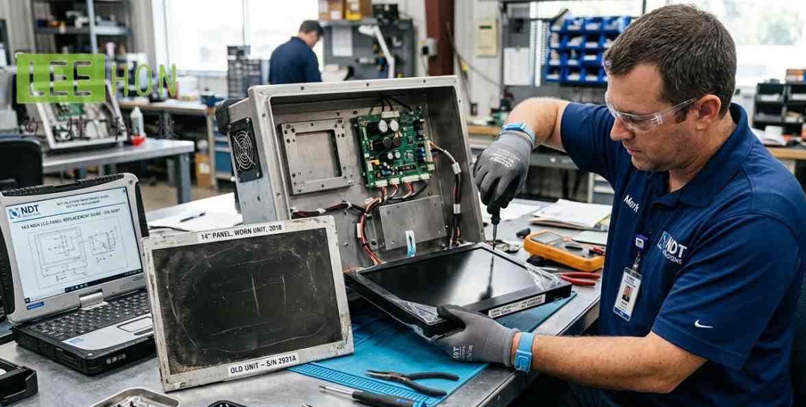 14寸液晶屏替換